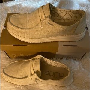 Hey Dudes glittery shoes